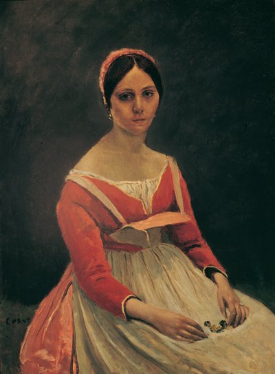 Madame Legois by Jean Baptiste Camille Corot