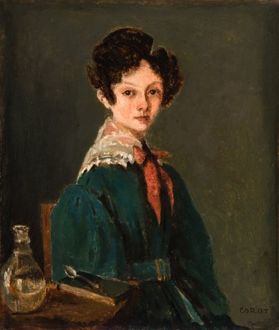 Mme Lemaistre by Jean Baptiste Camille Corot