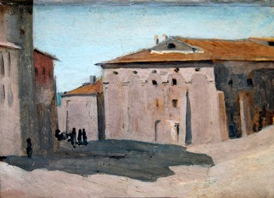 Place Amarino by Jean Baptiste Camille Corot