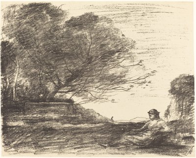 Sappho by Jean Baptiste Camille Corot