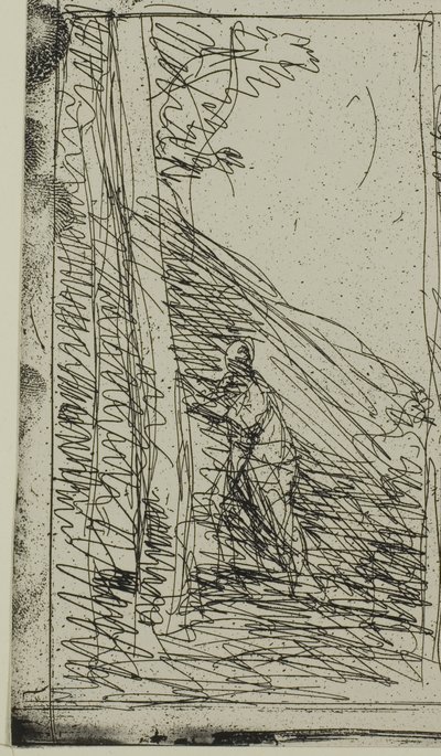 Scrawl by Jean Baptiste Camille Corot