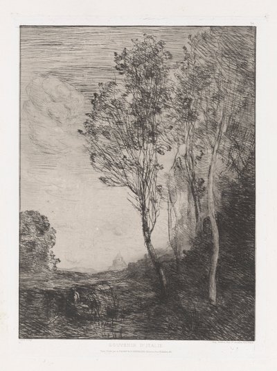 Souvenir by Jean Baptiste Camille Corot