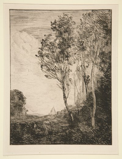 Souvenir by Jean Baptiste Camille Corot