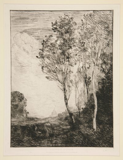 Souvenir d by Jean Baptiste Camille Corot