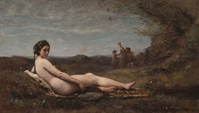 The Repose by Jean Baptiste Camille Corot