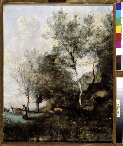 The Birch by Jean Baptiste Camille Corot