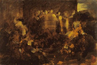 The Death of Ananias by Jean Baptiste Carpeaux