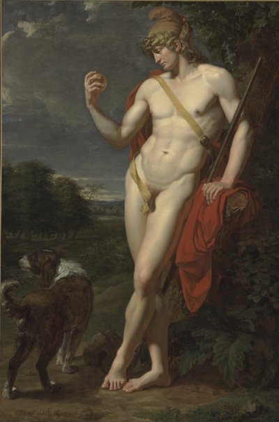 The Shepherd Paris by Jean Baptiste Frederic Desmarais