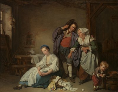 Broken Eggs by Jean Baptiste Greuze