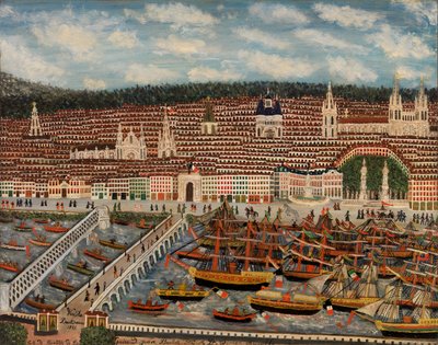 View of Bordeaux, 1884 by Jean Baptiste Guiraud