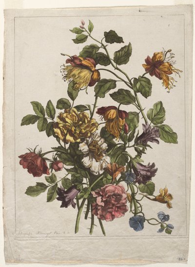Bouquet by Jean Baptiste I Monnoyer