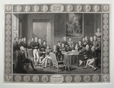 The Congress of Vienna, 1815 by Jean Baptiste Isabey