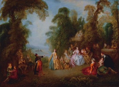 The Dance, c.1730 by Jean Baptiste Joseph Pater