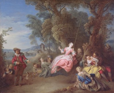 The Swing by Jean Baptiste Joseph Pater