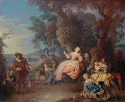 The Swing by Jean Baptiste Joseph Pater