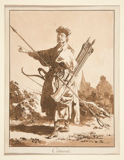 Calmouk by Jean Baptiste Le Prince