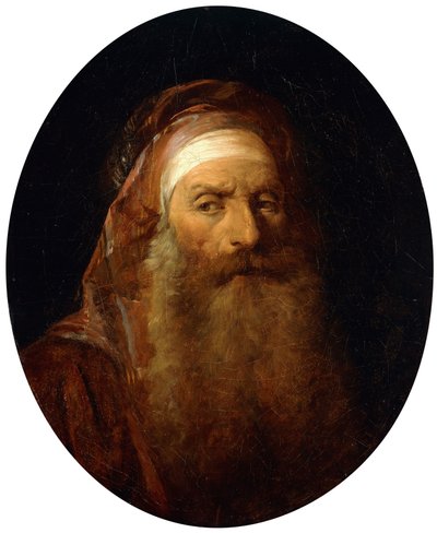 Head of an Oriental by Jean Baptiste Le Prince