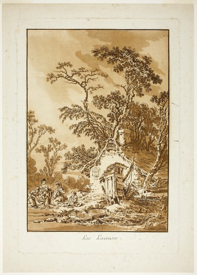 The Washerwomen by Jean Baptiste Le Prince