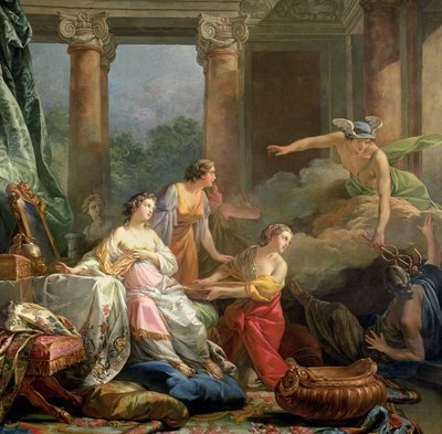 Mercury, Herse and Aglauros, 1763 by Jean Baptiste Marie Pierre