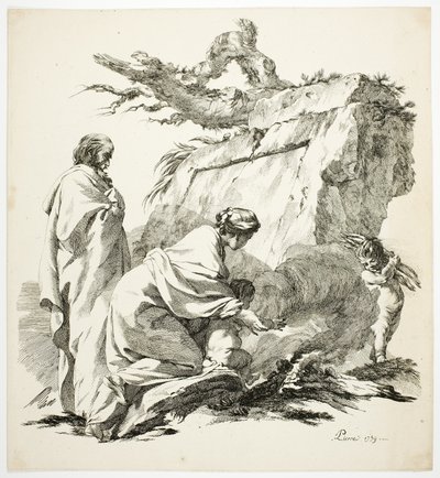 The Flight into Egypt by Jean Baptiste Marie Pierre