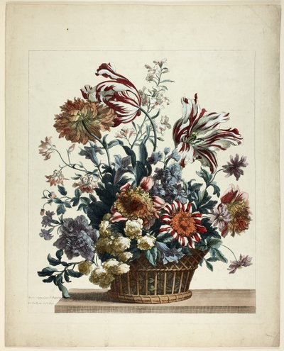 Basket of Flowers by Jean Baptiste Monnoyer
