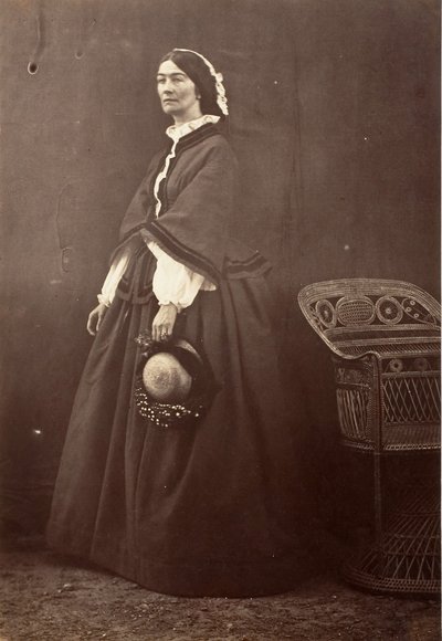 The Countess Canning, Simla, 1861 by Jean Baptiste Oscar Mallitte