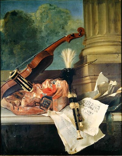 Attributes of Music by Jean Baptiste Oudry