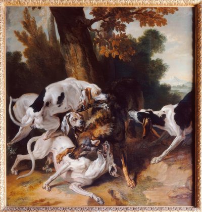 J.-B. Oudry, The Wolf Hunt by Jean Baptiste Oudry