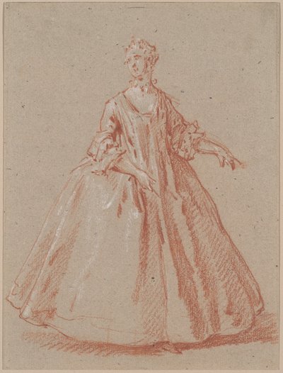 Standing Woman by Jean Baptiste Oudry