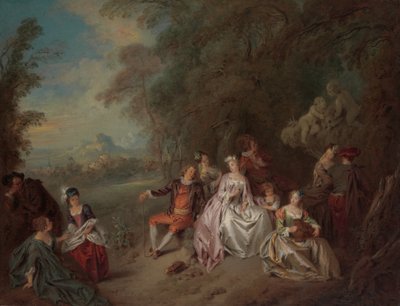 Concert Champêtre by Jean Baptiste Pater