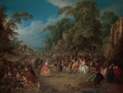 The Fair at Bezons, ca. 1733 by Jean Baptiste Pater