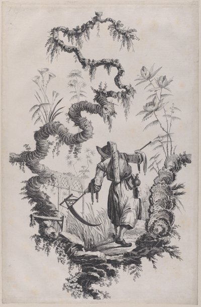 Chinoiserie Ornament Print by Jean Baptiste Pillement