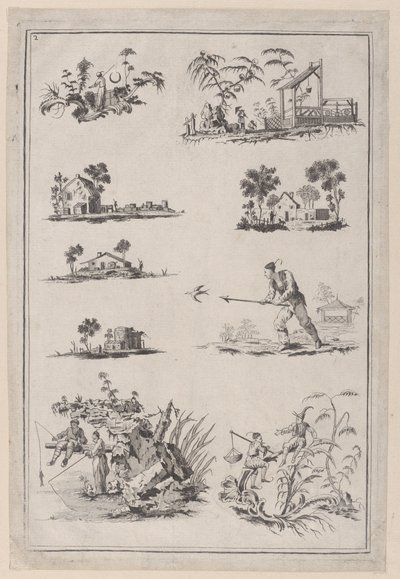 Chinoiserie Ornaments by Jean Baptiste Pillement