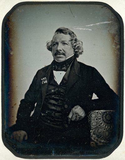 Louis Jacques Mande Daguerre by Jean Baptiste Sabatier Blot
