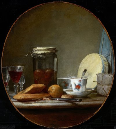Glass with Apricots by Jean Baptiste Simeon Chardin