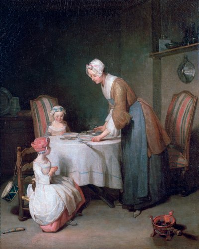 Saying Grace, 1744 by Jean Baptiste Simeon Chardin