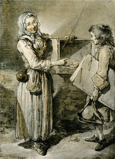 The Peep Box by Jean Baptiste Simeon Chardin