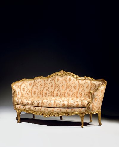 Louis XV Sofa by Jean Baptiste Tilliard