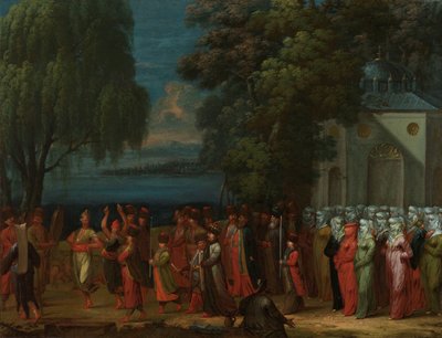 Armenian Wedding by Jean Baptiste Vanmour