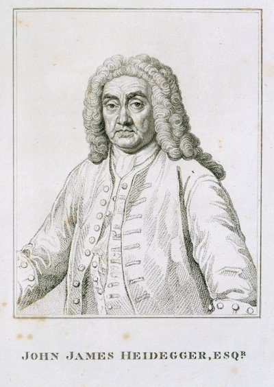 John James Heidegger (1666-1749) by Jean Baptiste van Loo