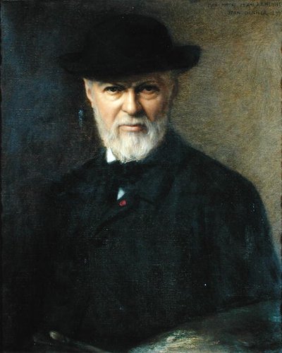 Portrait of Jean-Jacques Henner (1829-1905) by Jean Benner