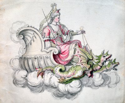 Chair of Medea by Jean Berain, Jean Baptiste Lully