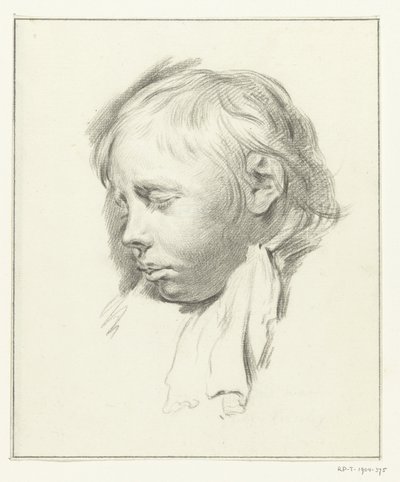 Head of a Sleeping Boy by Jean Bernard