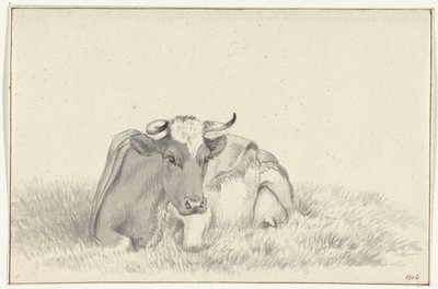 Lying Cow, from the Front by Jean Bernard