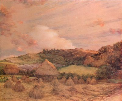 Les Meules, c1885 by Jean Charles Cazin
