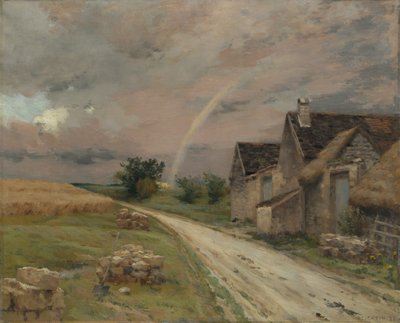The Rainbow, Achères la Forêt by Jean Charles Cazin