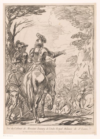 Two Soldiers on Horseback (Halte de cavaliers) by Jean Charles François