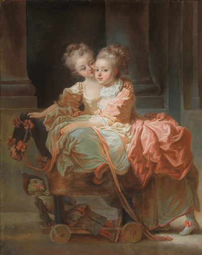 The Two Sisters by Jean Claude Richard Saint Non