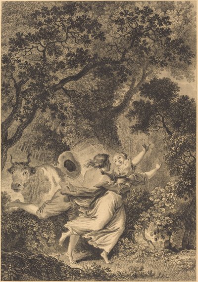 The Bell by Jean Dambrun after Jean Honoré Fragonard