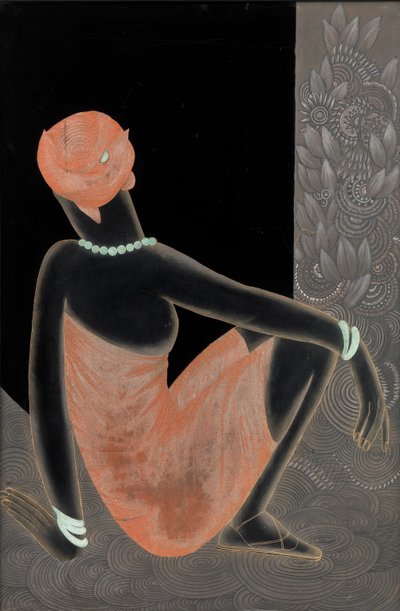 African Woman, 1928-30 by Jean Dunand